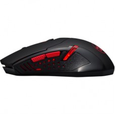 Мышка Defender M601WL-BA Wireless + mouse pad Black/Red (78227) - Фото