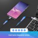 Дата кабель USB-C to USB-C 0.5m 3A 60W US261 black/gray Ugreen (50149)