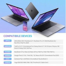 Дата кабель USB-C to USB-C 0.5m 3A 60W US261 black/gray Ugreen (50149) - Фото
