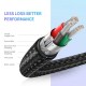 Дата кабель USB-C to USB-C 0.5m 3A 60W US261 black/gray Ugreen (50149)