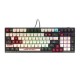 Клавіатура A4Tech Bloody WS98 Wireless/Bluetooth/USB UA Pixels Red (4711421001090)