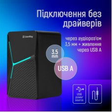 Акустична система ColorWay CW-SPU01BK Black (CW-SPU01BK) - Фото