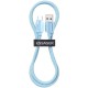 Дата кабель USB 2.0 AM to USB-C 1.0m 100W blue Essager (EXC7A-WL03-P)
