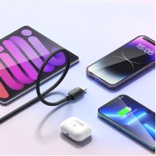 Дата кабель USB-C to Lightning 1.0m 20W black Essager (EXCTL-WL01-P) - Фото