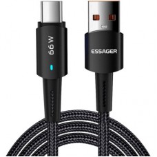 Дата кабель USB 2.0 AM to USB-C 0.5m 6A Essager (EXCT-CGB01) - Фото