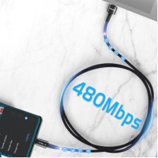 Дата кабель USB 2.0 AM to USB-C 0.5m 6A Essager (EXCT-CGB01) - Фото