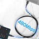 Дата кабель USB 2.0 AM to USB-C 0.5m 6A Essager (EXCT-CGB01)
