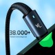 Дата кабель USB 2.0 AM to USB-C 1.0m 7A 100W blue Essager (EXC7A-CG03-P)