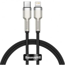 Дата кабель USB-C to Lightning 0.25m 20W Cafule Series Meta black Baseus (CATLJK-01)