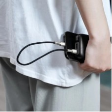 Дата кабель USB-C to Lightning 0.25m 20W Cafule Series Meta black Baseus (CATLJK-01) - Фото