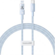 Дата кабель USB-C to Lightning 1.0m 20W Gem Fast-Charging blue Baseus (P10373001311-00)