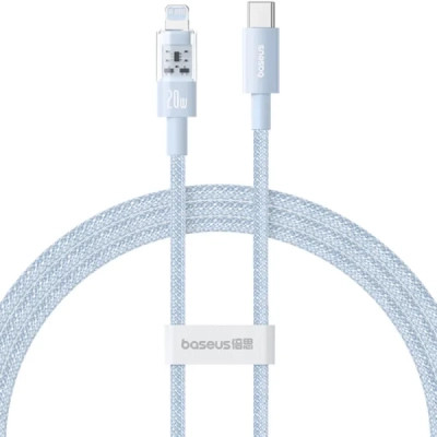 Дата кабель USB-C to Lightning 1.0m 20 W Gem Fast-Charging blue Baseus (P10373001311-00)