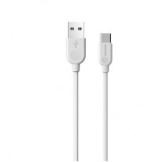 Дата кабель USB 2.0 AM to USB-C 3.0m 2.4 A BX14 white BOROFONE (6957531090397) - Фото