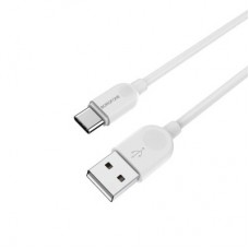 Дата кабель USB 2.0 AM to USB-C 3.0m 2.4 A BX14 white BOROFONE (6957531090397) - Фото
