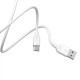 Дата кабель USB 2.0 AM to USB-C 3.0m 2.4 A BX14 white BOROFONE (6957531090397)