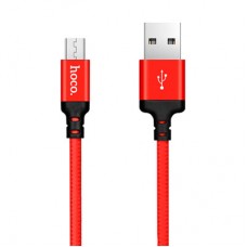 Дата кабель USB 2.0 AM to Micro 5P 1.0m X14 red HOCO (6957531062851) - Фото