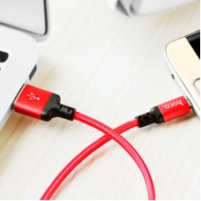 Дата кабель USB 2.0 AM to Micro 5P 1.0m X14 red HOCO (6957531062851) - Фото