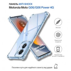 Чехол для мобильного телефона BeCover Anti-Shock Motorola Moto G06 / G06 Power 4G Clear (714699) - Фото