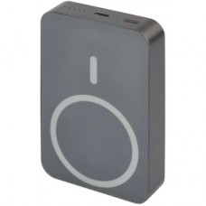 Батарея універсальна EMOS 10000 mAh WI1046, 20W, Wireless, grey (B0551GY) - Фото