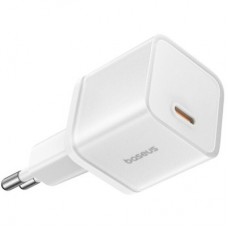 Зарядний пристрій Baseus 1xUSB-C 30 W GaN5S white (P10162504213-00) - Фото