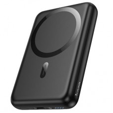 Батарея універсальна HOCO 10000 mAh Grace PD/20W Magnetic Black (J141 / 714984) - Фото