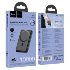Батарея універсальна HOCO 10000 mAh Grace PD/20W Magnetic Black (J141 / 714984) - Фото
