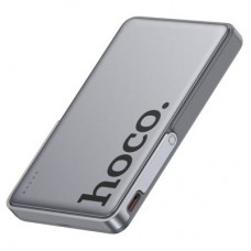 Батарея універсальна HOCO 5000 mAh Sunlight PD/20W Magnetic Metal Grey (Q36 / 714986) - Фото