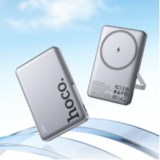 Батарея універсальна HOCO 5000 mAh Sunlight PD/20W Magnetic Metal Grey (Q36 / 714986) - Фото