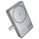 Батарея універсальна HOCO 10000 mAh Sunlight PD/20W Magnetic with stand Metal Grey (Q36A / 714987)
