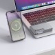 Батарея універсальна HOCO 10000 mAh Sunlight PD/20W Magnetic with stand Metal Grey (Q36A / 714987)