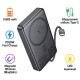 Батарея універсальна HOCO 10000 mAh Origen Dual PD/20W Magnetic with cable Type-C Metal Gray (Q44/714983)