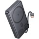 Батарея універсальна HOCO 10000 mAh Origen Dual PD/20W Magnetic with cable Type-C Metal Gray (Q44/714983)