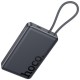 Батарея універсальна HOCO 10000 mAh Origen Dual PD/20W Magnetic with cable Type-C Metal Gray (Q44/714983)