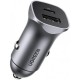 Зарядний пристрій Ugreen 1xUSB-C + 1xUSB 30 W car adapter CD130 black (40858)
