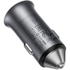 Зарядний пристрій Acefast 1xUSB-C + 1xUSB 95 W car adapter B16 black (6974316284970) - Фото