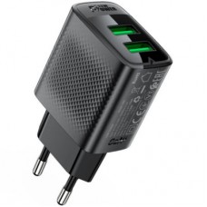Зарядний пристрій Acefast 2xUSB 12 W A86 black (6974316283270) - Фото