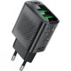 Зарядний пристрій Acefast 2xUSB 12 W A86 black (6974316283270)