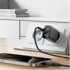 Зарядний пристрій Acefast 2xUSB 12 W A86 black (6974316283270) - Фото