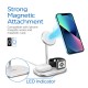 Зарядний пристрій Energizer 15W 3-in-1 magnetic wireless white (WCP303)