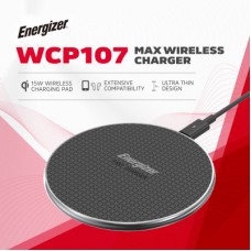Зарядний пристрій Energizer Qi 15 W wireless WCP107 black (WCP107) - Фото