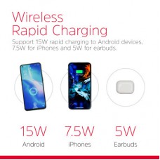 Зарядний пристрій Energizer Qi 15 W wireless WCP107 black (WCP107) - Фото