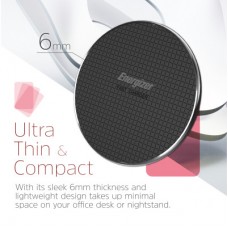 Зарядний пристрій Energizer Qi 15 W wireless WCP107 black (WCP107) - Фото