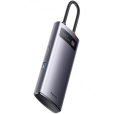 Концентратор Baseus USB-C 4-in-1 4xUSB 3.0 gray (WKWG070013) - Фото