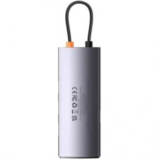 Концентратор Baseus USB-C 4-in-1 4xUSB 3.0 gray (WKWG070013) - Фото