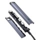 Концентратор Baseus USB-C 7-Port HDMI 4K60Hz + 2xUSB 3.0 + PD + SD/TF 3.0 + 3.5mm gray (B00052803811-02)