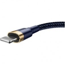Дата кабель USB 2.0 AM to Lightning 2.0m 1.5A Cafule gold+blue Baseus (CALKLF-CV3) - Фото