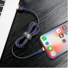 Дата кабель USB 2.0 AM to Lightning 2.0m 1.5A Cafule gold+blue Baseus (CALKLF-CV3) - Фото