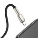 Дата кабель USB 2.0 AM to Lightning 0.25m 2.4A Cafule Series Meta black Baseus (CALJK-01) Дата кабель USB 2.0 AM to Lightning 0.25m 2.4A Cafule Series Meta black Baseus (CALJK-01)