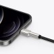 Дата кабель USB 2.0 AM to Lightning 0.25m 2.4A Cafule Series Meta black Baseus (CALJK-01) Дата кабель USB 2.0 AM to Lightning 0.25m 2.4A Cafule Series Meta black Baseus (CALJK-01)