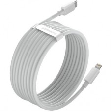 Дата кабель USB 2.0 AM to Lightning 1.5m 20 W Simple WisdomKit (2PCS) white Baseus (TZCATLZJ-02) - Фото